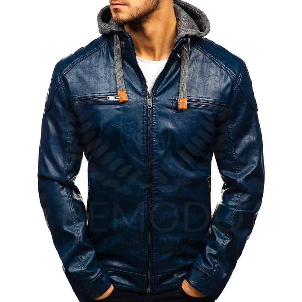 Leather Fashion Jackets Buffalo Cowhide Pakistan in Suede GENUINE Leather Shell Men Leather Fabric for Winter Custom Logo Print