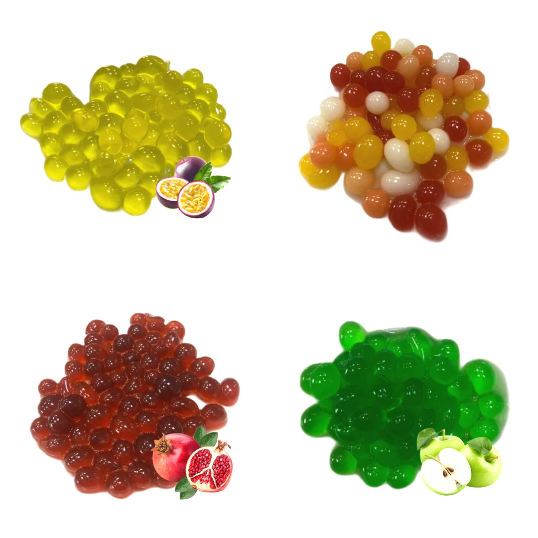 Ready To Ship LMC Taiwan Bubble Tea Supplier Blueberry Fruit Popping Boba