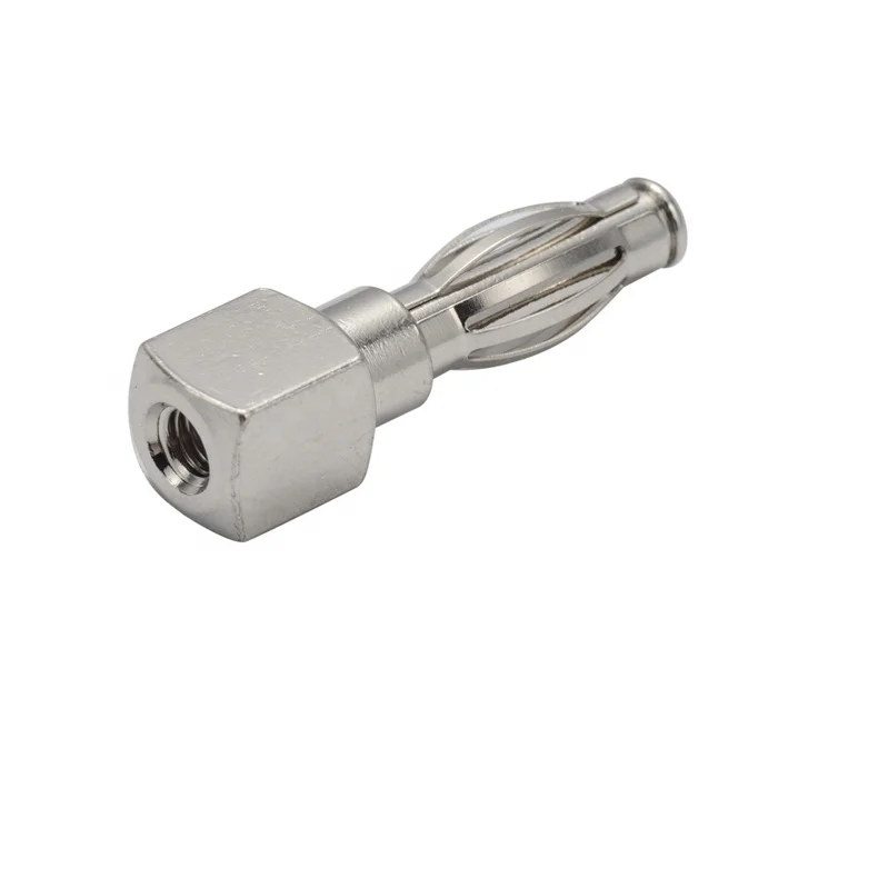 Custom bullet electrical connector 2mm 2.5mm 3.5mm 4mm 5mm banana plug terminal