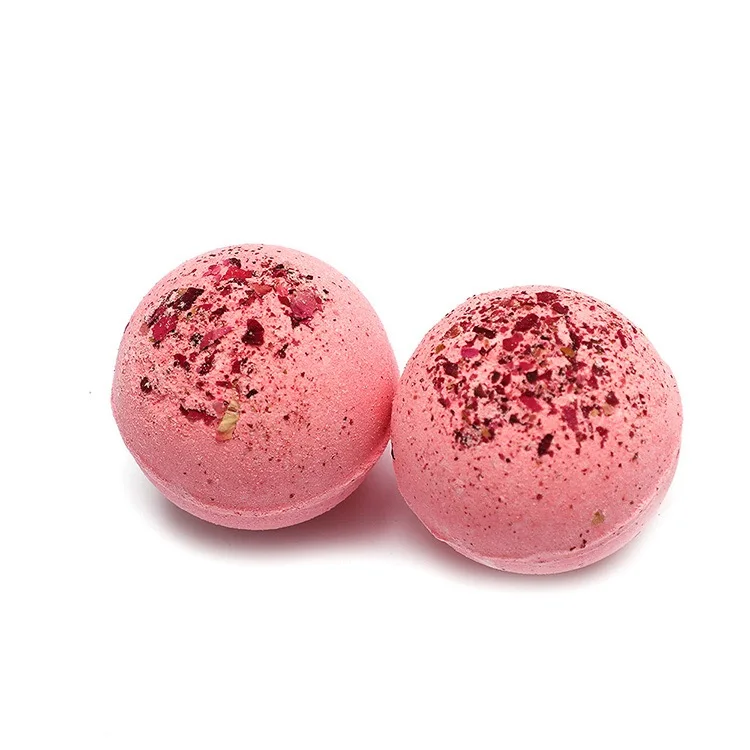 Custom Premium Natural Organic Handmade Bath Bomb with Petals Set Bath Salt fizzy Kids Bath Salt Ball