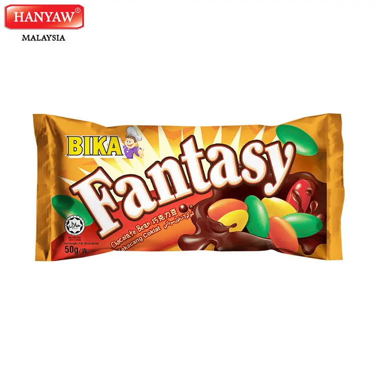 [Малайзия] Быстрая доставка + халяльная Сертификация BIKA Fantasy шоколадная фасоль (20 шт. X 12 коробок