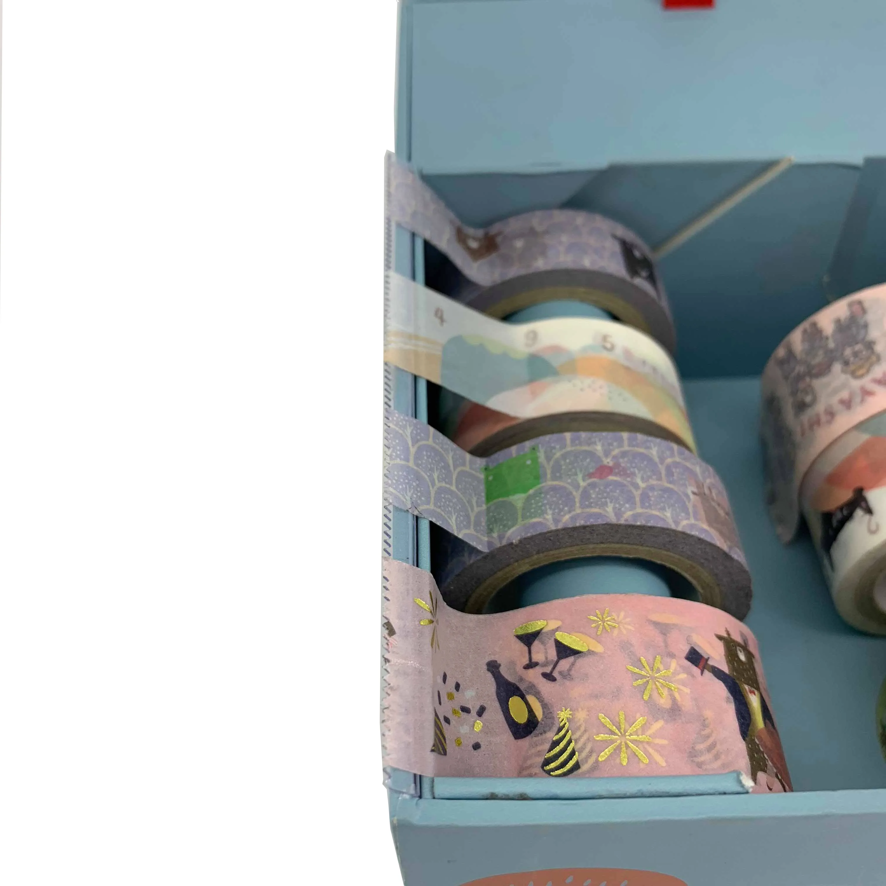 
Animal Cartoon Desk Organizer fot Washi tape Cutting Cutter 