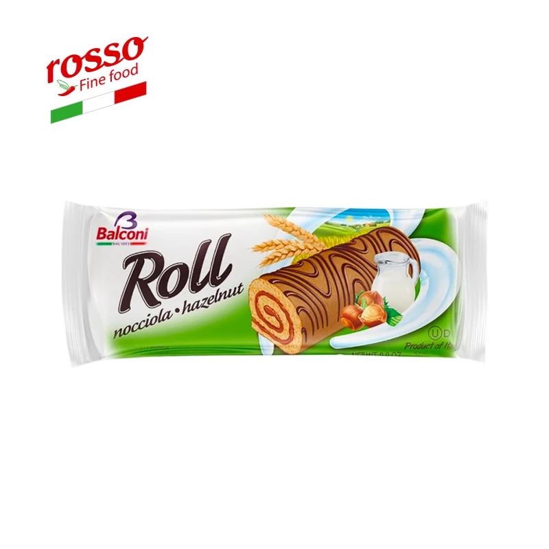 Лесной рулон 250 г запеченный торт балконни с лесным кремом скрученный в мягкий губчатый торт-кошерная Сертификация-Сделано в Италии