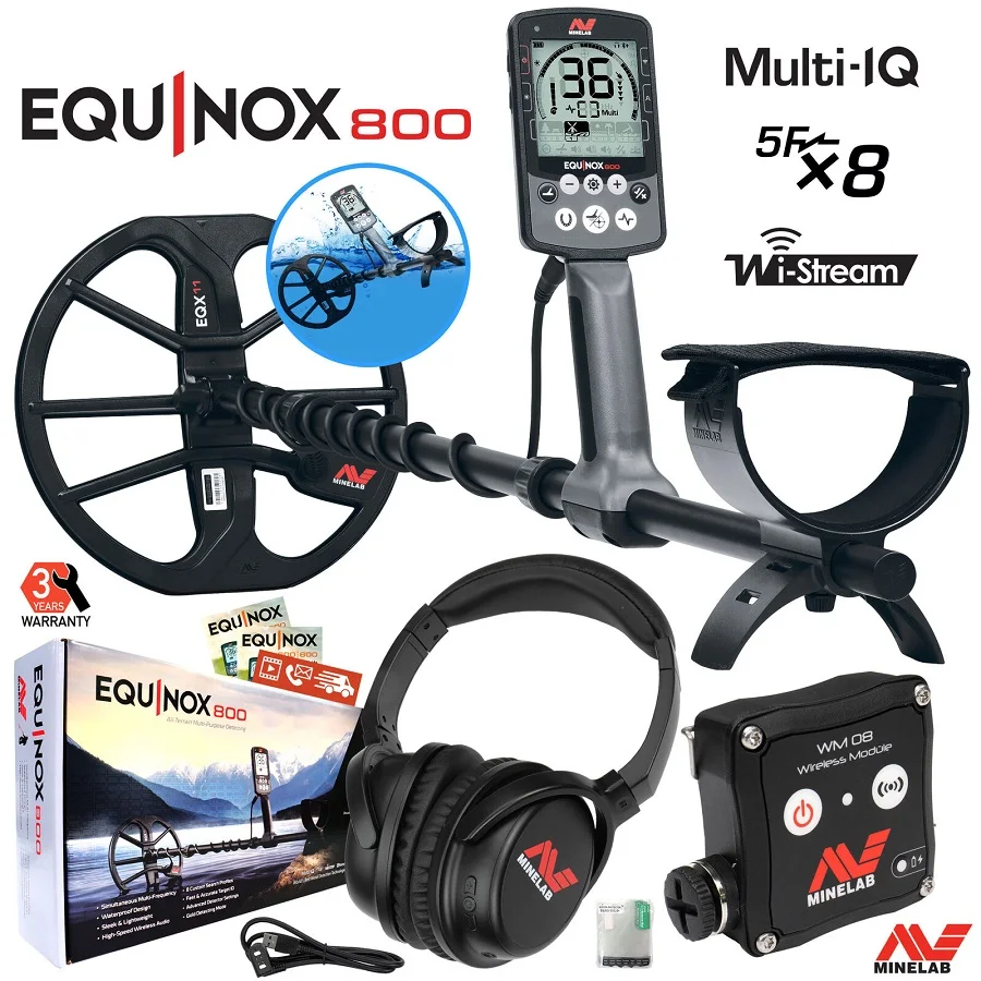 
Minelabb Equinox 800 Metal Detector 