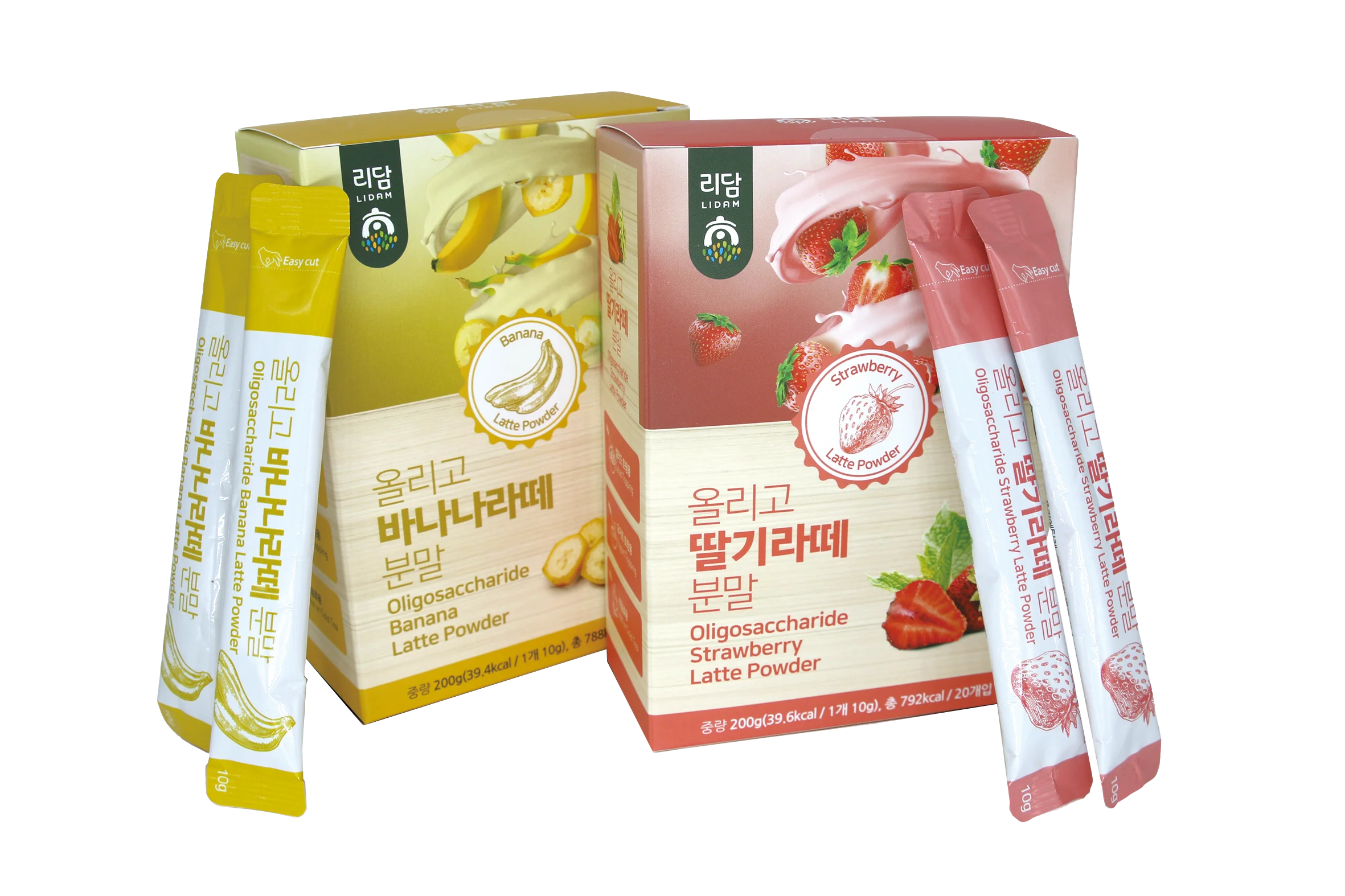 Fructooligosaccharide banana&strawberry latte (ChungCheong K-VENTURE Fair_Republic of Korea)