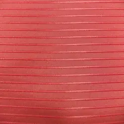 LCSH076 Final Sale Taiwan Polyester Soft Red Stripe Organza Clothing Fabric