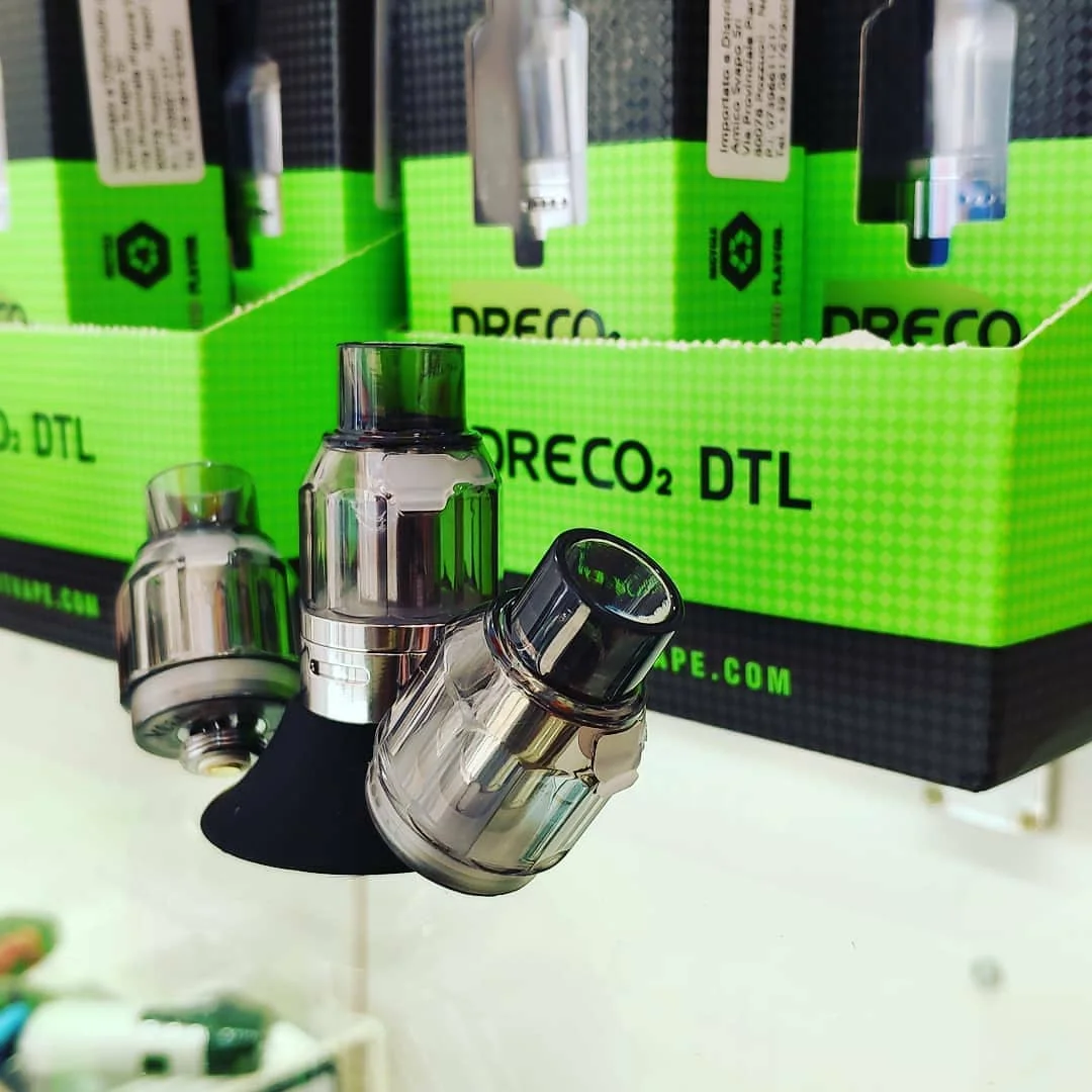 
Preco 2 DTL-first disposable tank with 510 deck by Vlit Vape manufacturer 