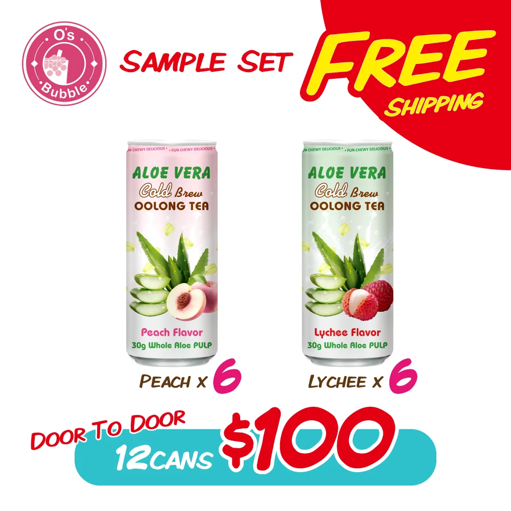 Ready To Drink Aloe Vera Oolong Tea Juice Taiwan Manufacture