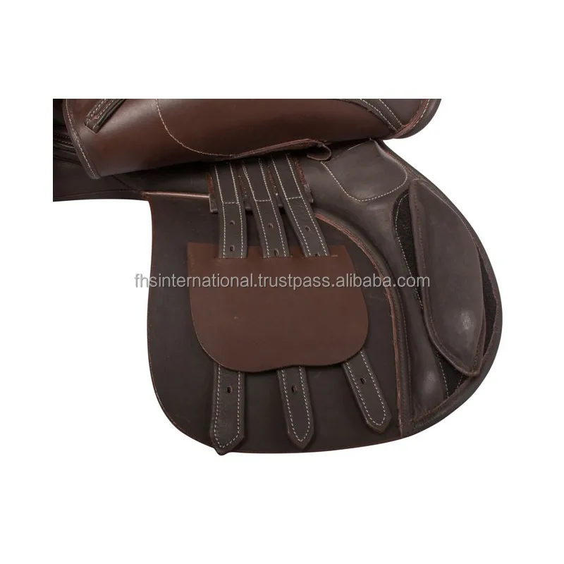 Best Quality - Jumping Horse Saddle - Plastic Tree - Fully Covered with Soft Leather