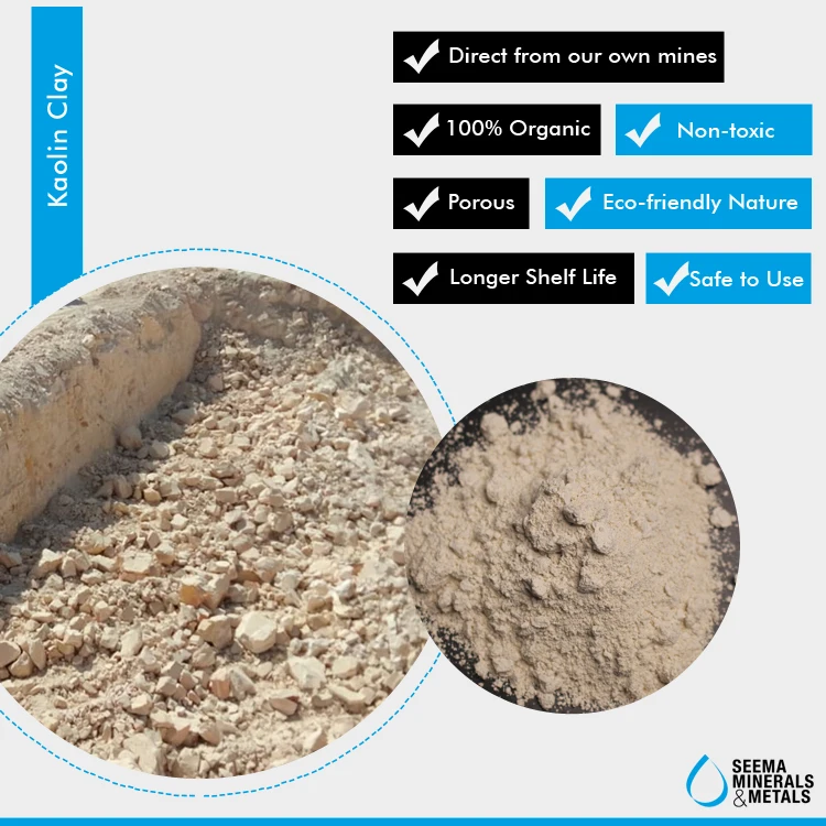 Best Selling Standard Grade Skin Care Natural Kaolin Clay Powder at Low Price