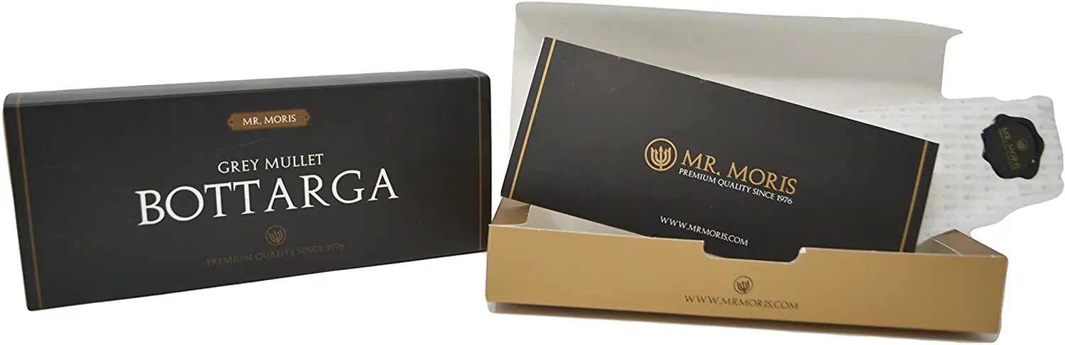 Качественный воск Mullet Bottarga покрытие MR. Moris Сделано в Италии Кошерный роскошной коробке 125 г