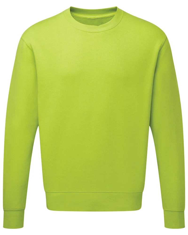 New Arrival Top Selling Men Good Quality Mint Green Color Cheap Sweatshirt Blank & Custom Printed Embroidered Logos Free