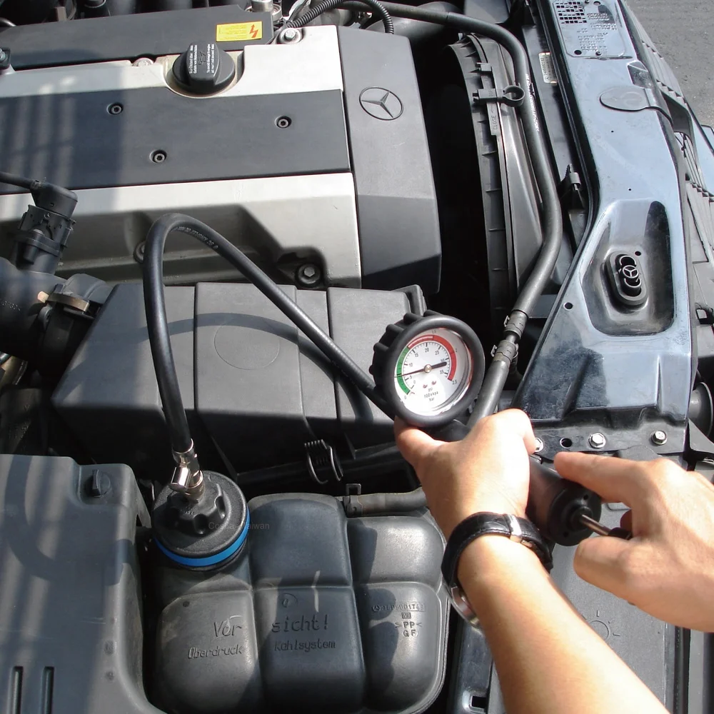 Универсальная крышка радиатора системы охлаждения комплект для тестирования утечки воды в резервуаре автомобиля детектор охлаждающей жидкости 31 шт.