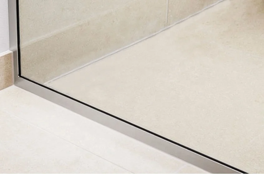 Glass aluminum u channel chrome Aluminium U channels for 10 MM shower glass panels custom size manufacturing High-quality