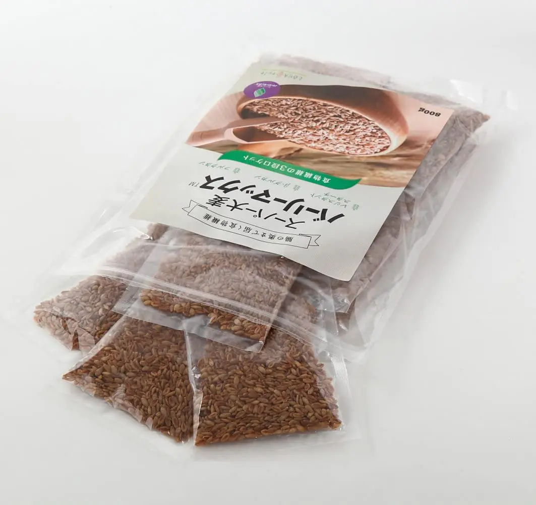 Keto friendly rice diet food with high dietary fibers delicious Genmai barley brown rice