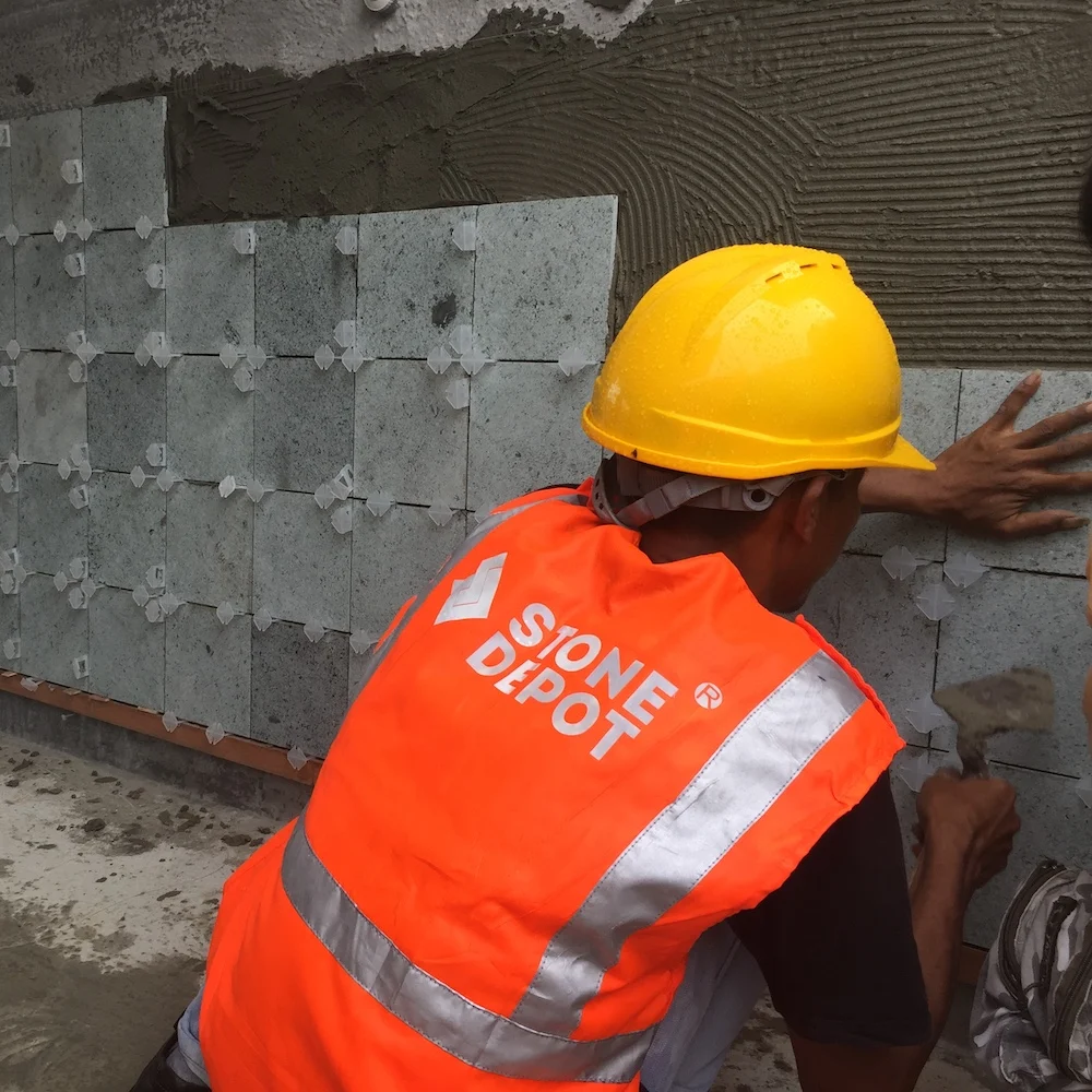 Green Sukabumi Stone for Swimming Pool Tiles - Bali Green Stone - Pedra Hijau Stone Exterior Floor Tile