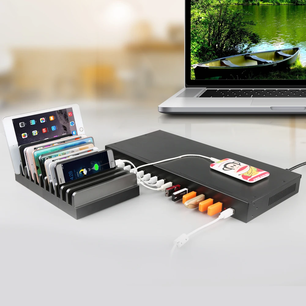 
A-165 Multi-Port 16 Port USB Hub mountable 19