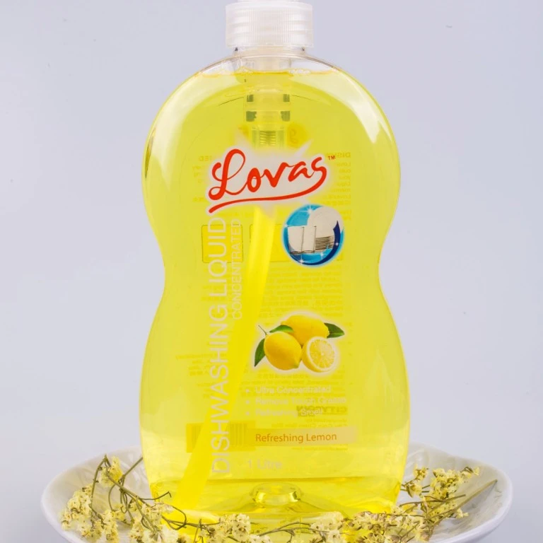LOVAS Kitchen Eco-Friendly Concentrated Dishwashing Liquid Cleaner Detergent Lemon Fragrance Halal Certified Stocked!