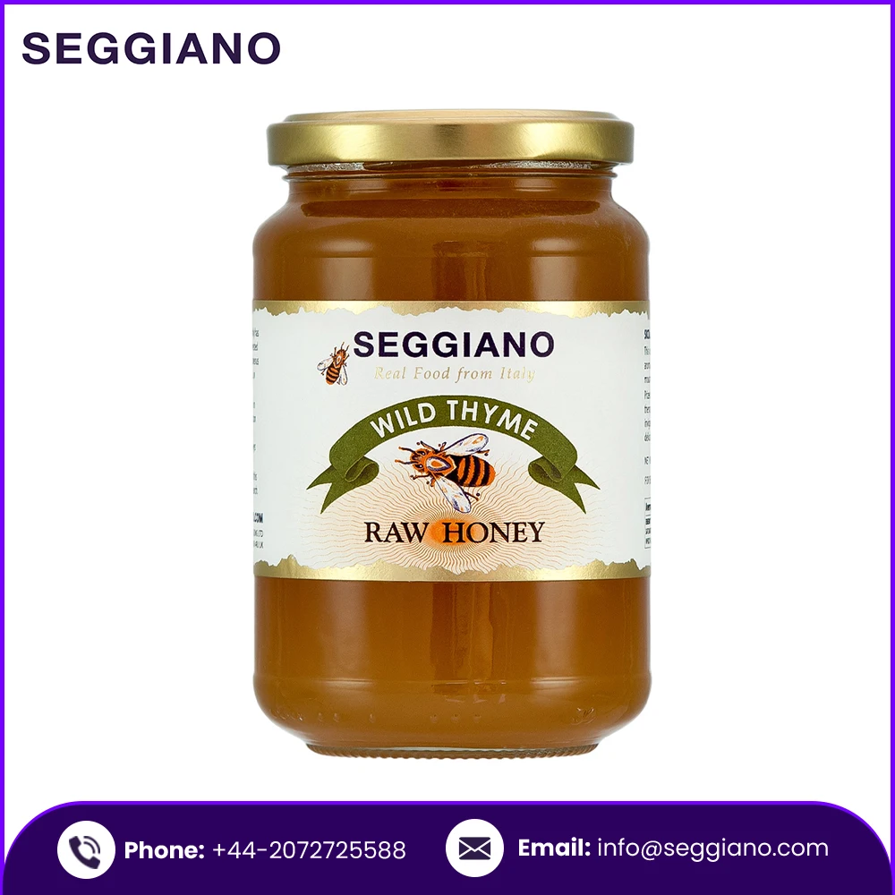 100% Natural Bulk Fresh Cheap Price Seggiano Sicilian Thyme Raw Honey 500g
