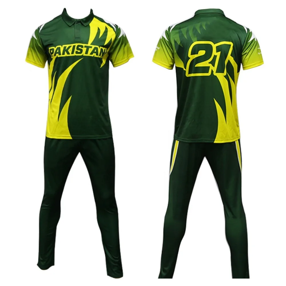 Hot Sale Cricket Uniform ,Custom Printing Cricket Uniform for Youth and Adults