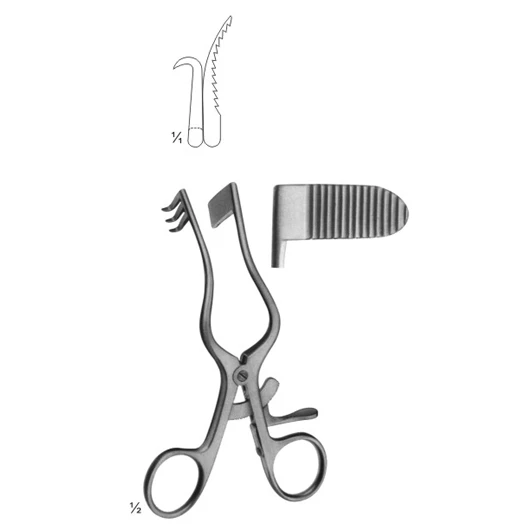 JOLL ( FRIEDMAN )Thyroid- and vaginal retractor155 mm self retaining retractor abdominal retractor