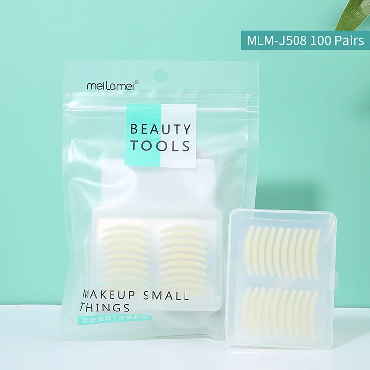 Meilamei с защитой от пота леди глаз инструмент красоты мгновенно глаз крышки Лифт полоски Pe 100 пар двойного века ленты наклейки для женщин Mlm-j508