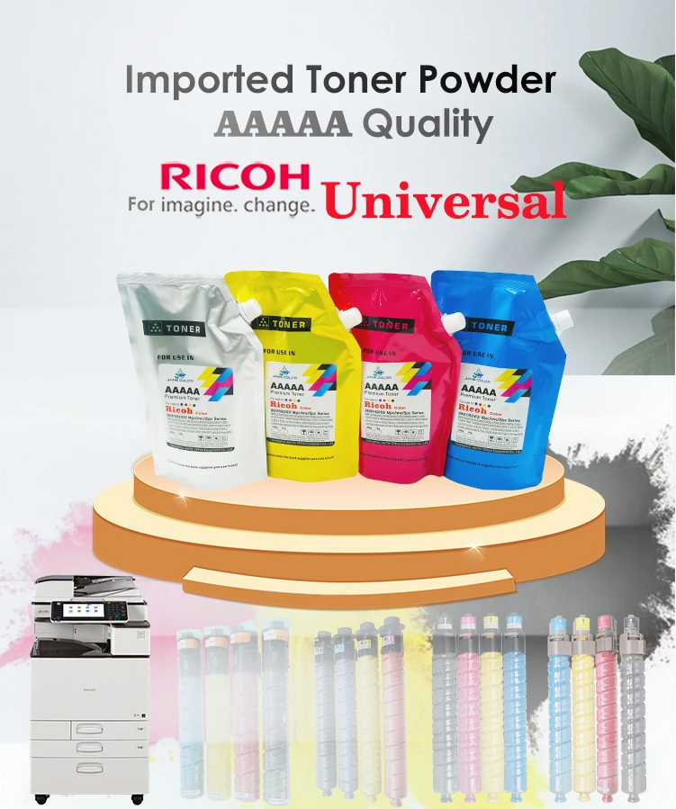 Цвет Jane для MPC2500 MPC3000 MPC2800 MPC3300 MPC3001 MPC3501 MPC3500 MPC4500 MPC4000 MPC5000 цветного порошка Ricoh