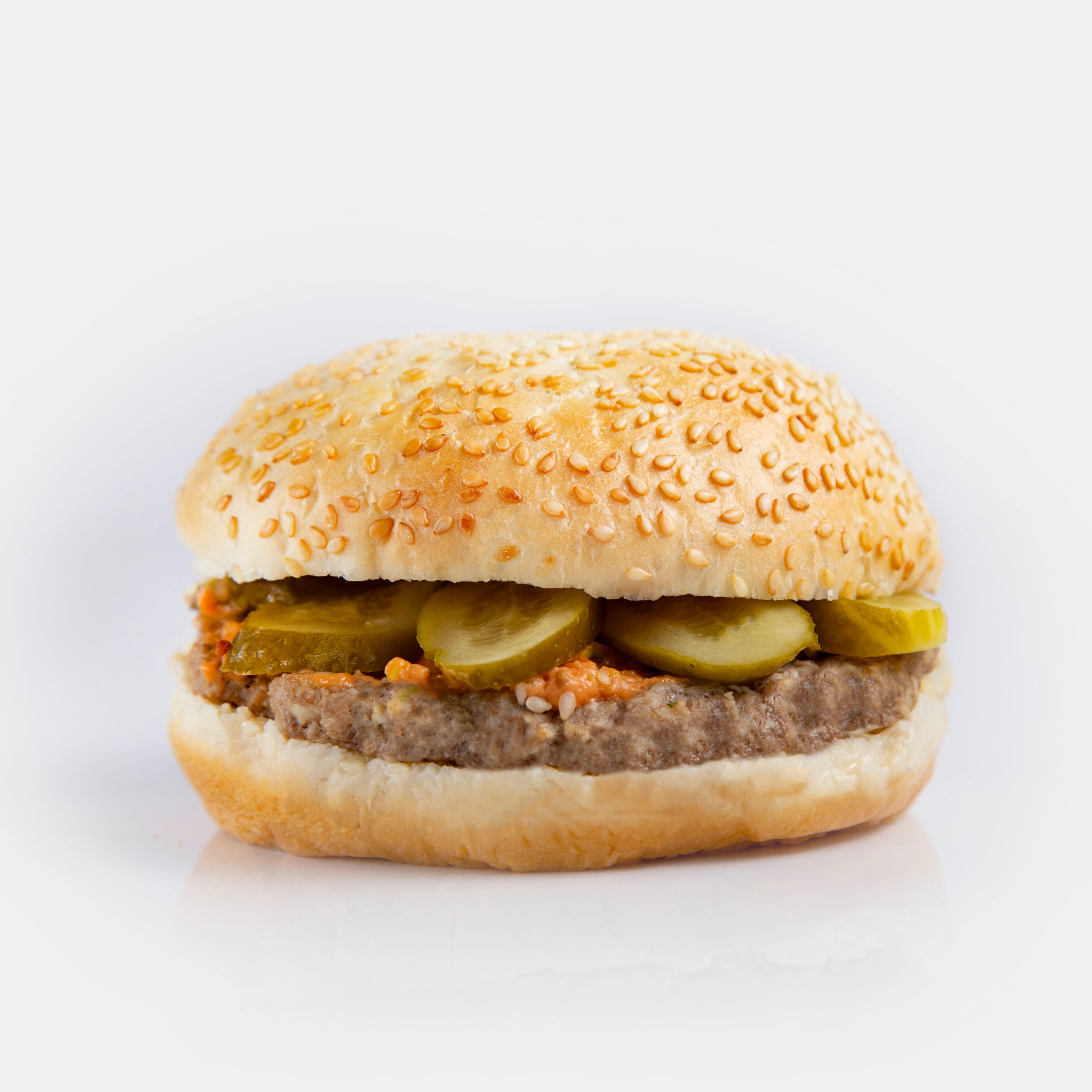 
Халяль говядина гамбургер замороженные готовые к употреблению, все ингредиенты и соус внутри, индивидуально упакованные 