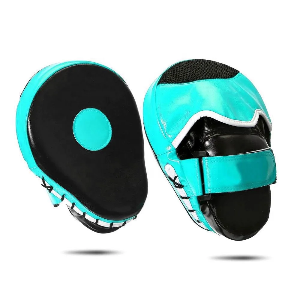 2022 Wholesale Boxing Hand Target Kick Pad Kit Karate Training Mitt Focus Punch Pads Sparring PU Leather Kick Boxing Focus Pads