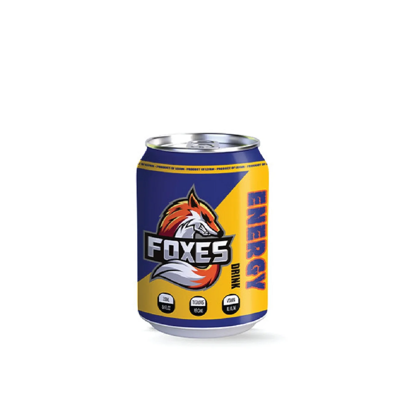 Sport Drink Foxes Energy Drink Premium OEM ODM Supplier from Vietnam Good Price OEM 250ml 8.4 Oz WhatsApp 0084 96 345 2745