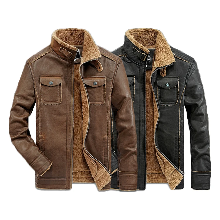 Новейший продукт, оптовая продажа, одежда, модные зимние кожаные куртки, мужская кожаная куртка, оригинальная коричневая кожаная куртка