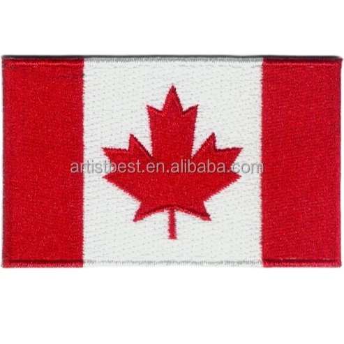 Embroidered country flag patch royal style insignia embroidery