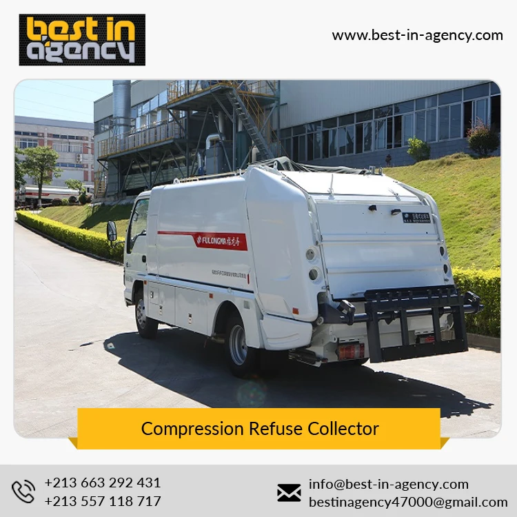 
Automatic/ Manual Control Mode 0.66 m3 Hopper Volume Compression Refuse Collector Garbage Truck 