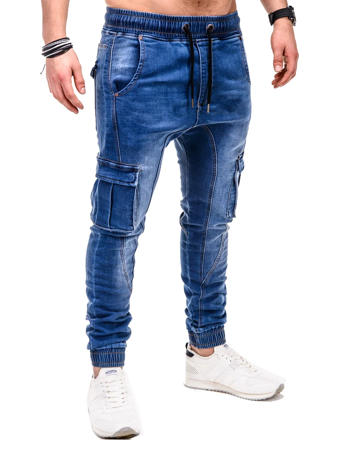 Men Fashion Jeans Latest High Street Stylish Designer Cargo Overall Pants Mens Jeans Jeans Men Slim