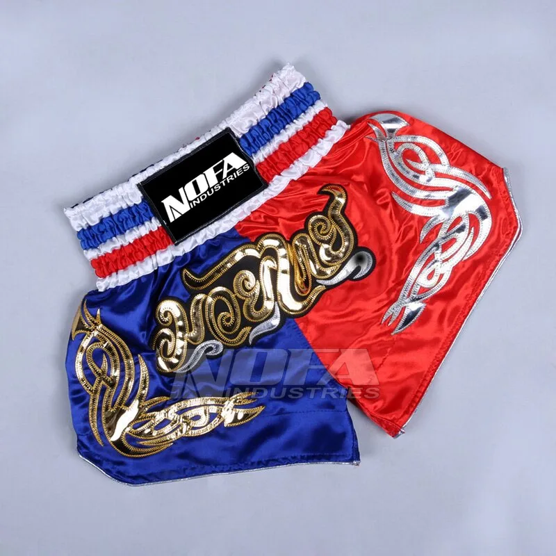 High Quality Polyester Kick Gel Boxing Muay Thai Pants/Wholesale Fight Short MMA Grappling Boxing Shorts