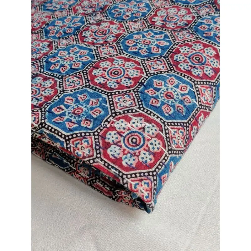 Красивое Хлопковое одеяло ручной работы цвета индиго Kantha домашнее декоративное покрывало оптовая продажа индийское Ajrakh с ручным принтом Gudari