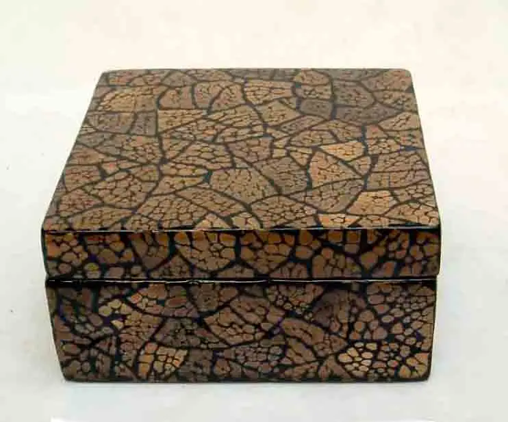 
Set of 6 square egg-cell coasters with holder, Vietnam handicrafts, suitable for tableware, home-decor, household products. 