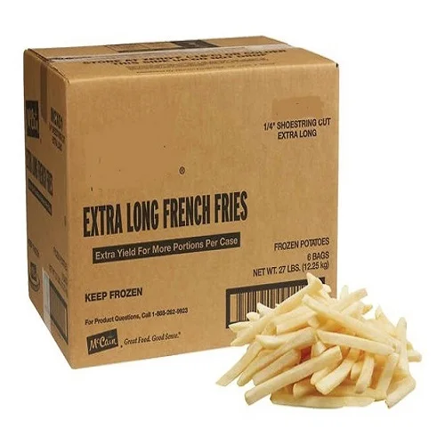 IQF fresh potato frozen prefried potato french fries