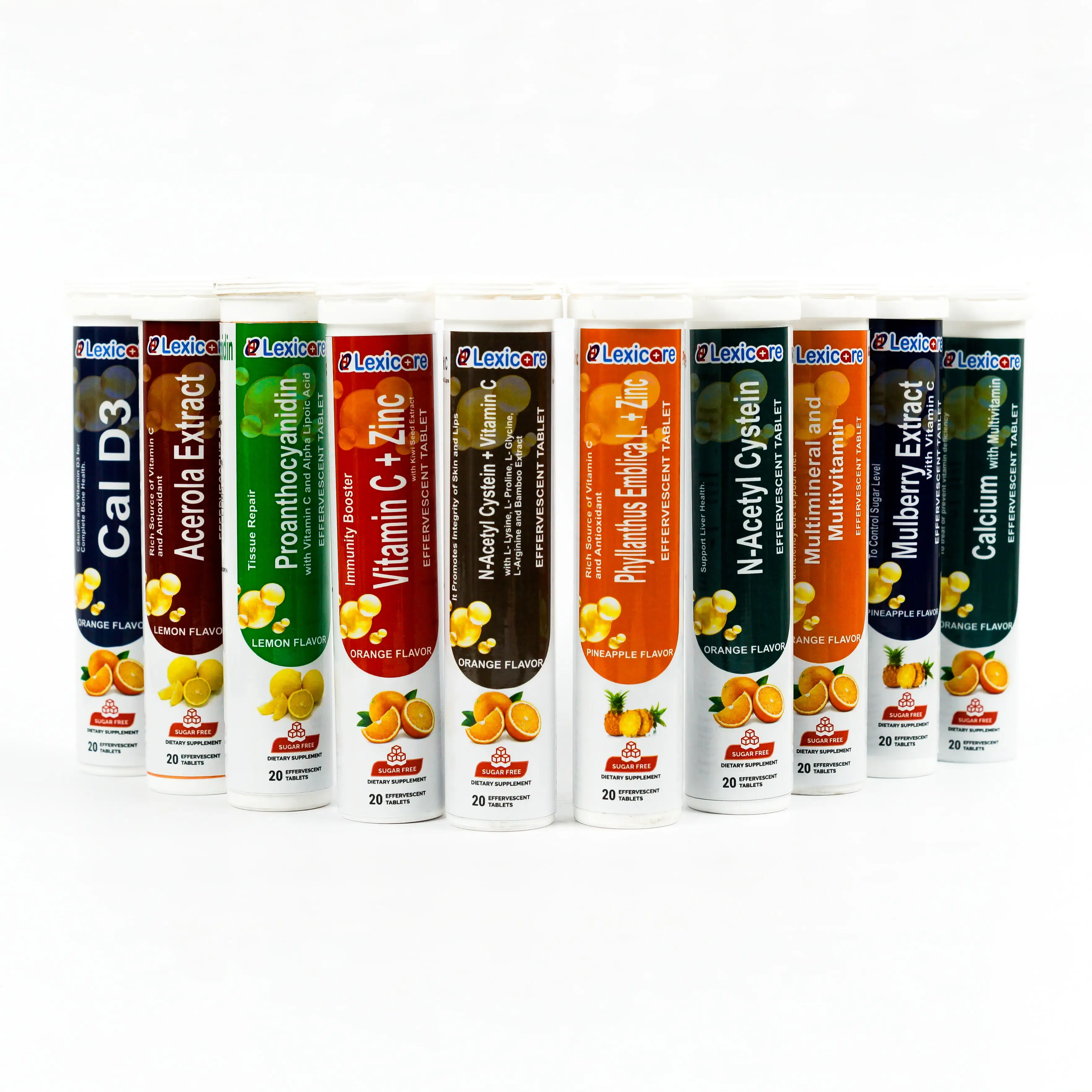 OEM Healthy Dietary Instant Drink High Quality  Vitamin C with Zinc Effervescent Tablet with good taste and flavor for adult.