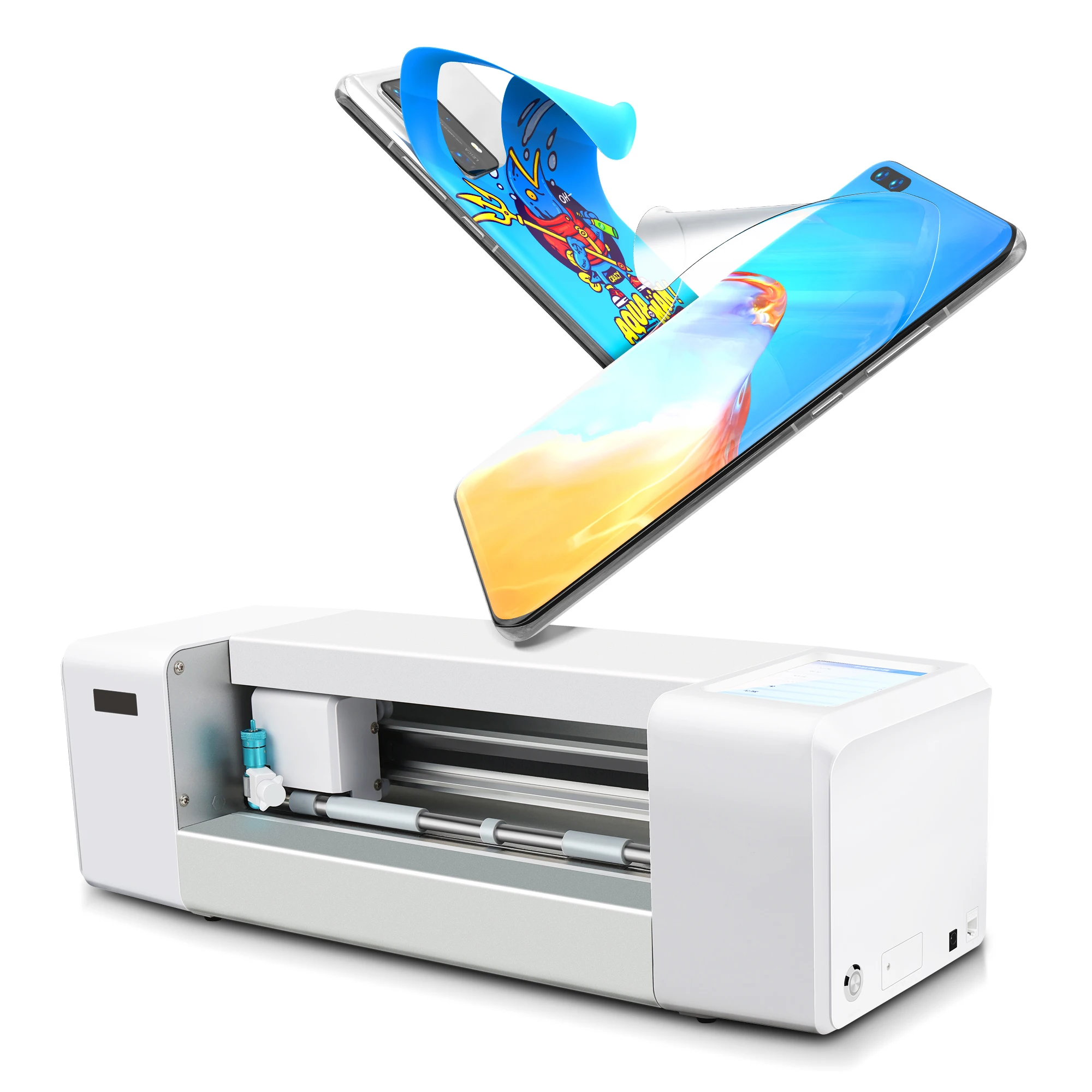 
manufacturers oem raw material hard tempered glass screen protector for huawei p20 nova 7i with installation tool 