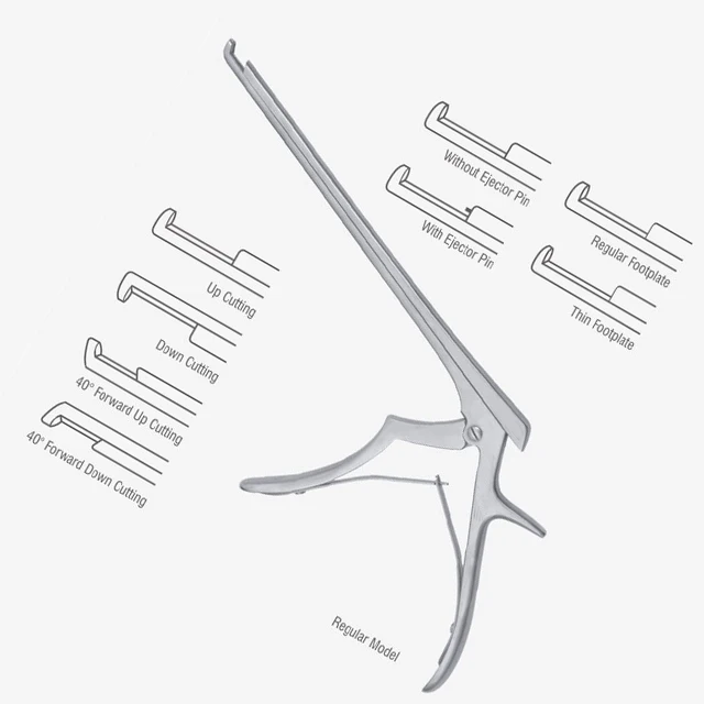 Surgical Instruments Rongeurs Punches & Cutters Kerrison Punches  Ferris-Smith Kerrison Punch Plier Grip Style Handle.