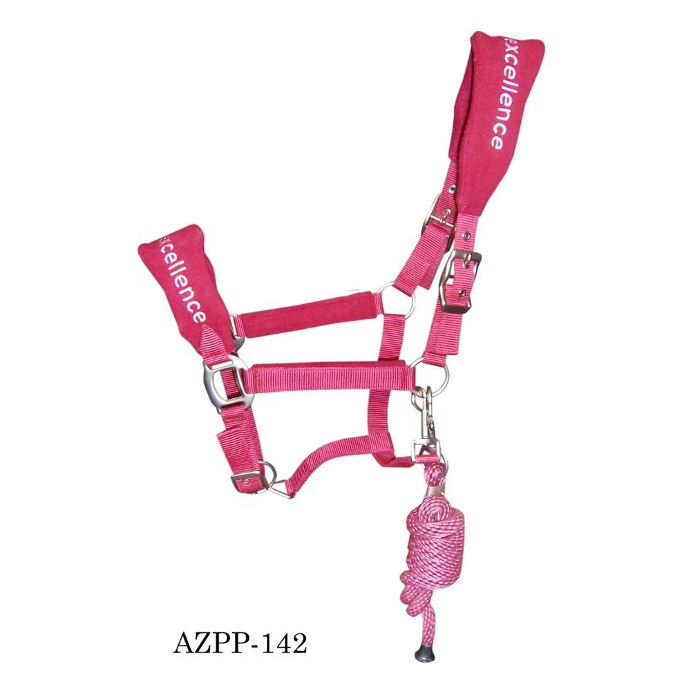 
Genuine Personalised Padded Nylon Halter With Lead Rope 
