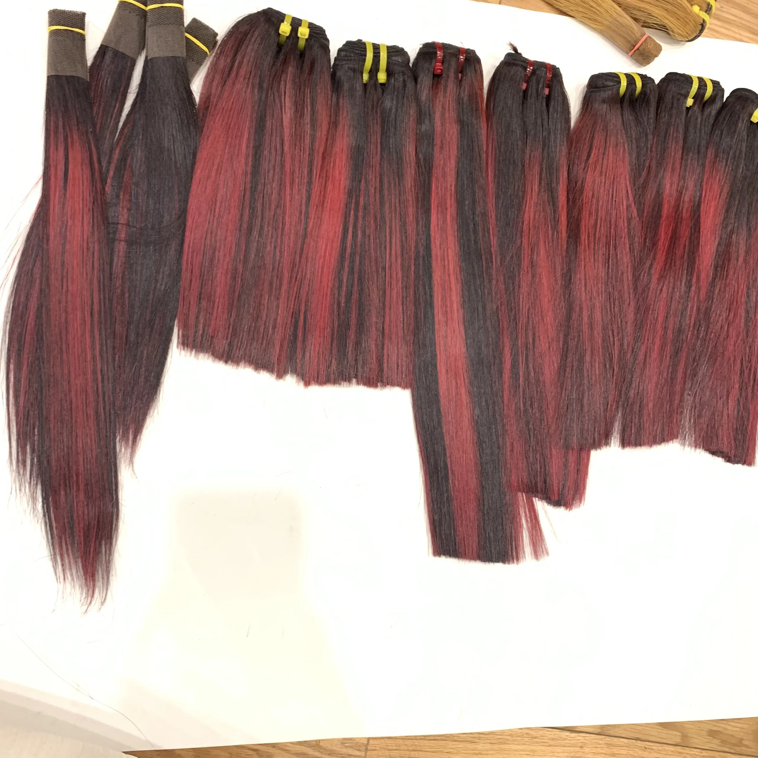 Vietnam Hair Wig Long Super Double Drawn Bone Straight Human Hair Bundles Best quality Livihair Vietnam silky hair natural color