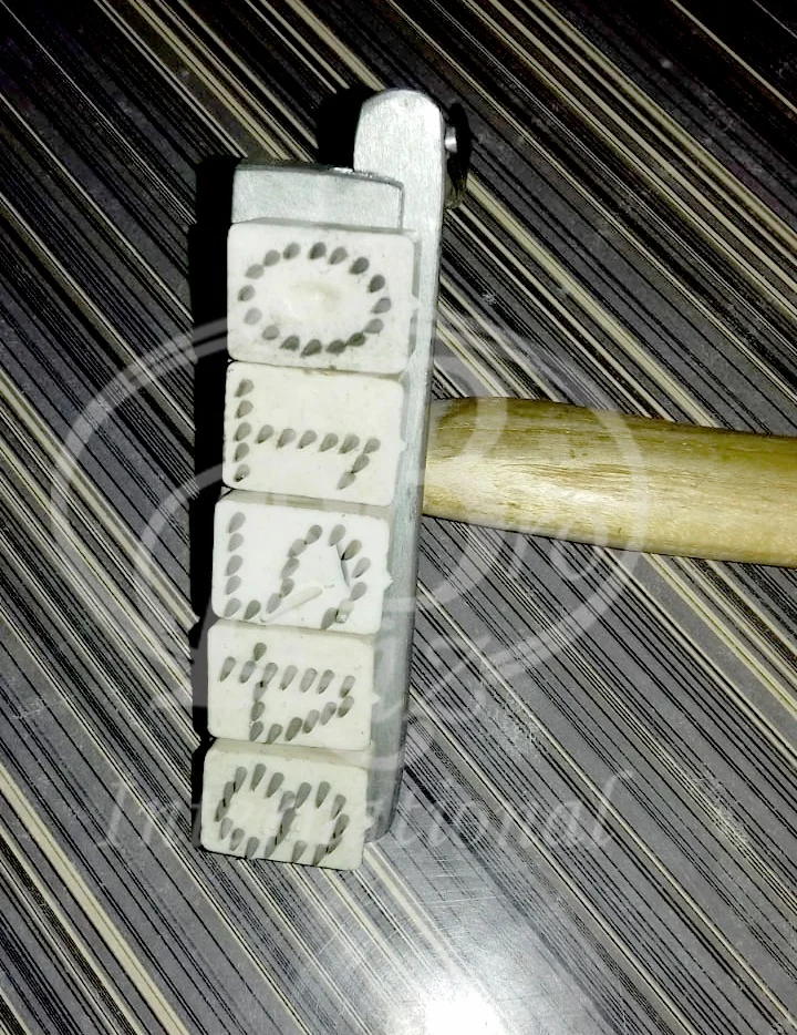 Hog Tattoo Slapper With Wooden Handle