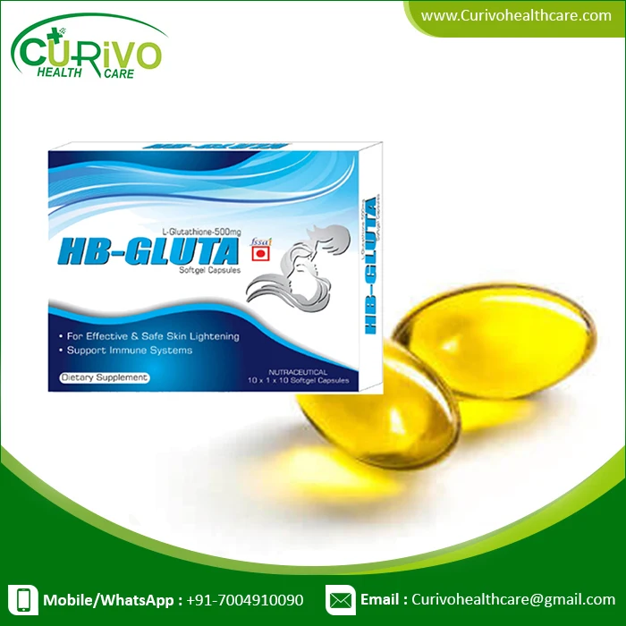 Glutathionee Capsule Dark Circle Remove HB Gluta Soft Gel Capsule