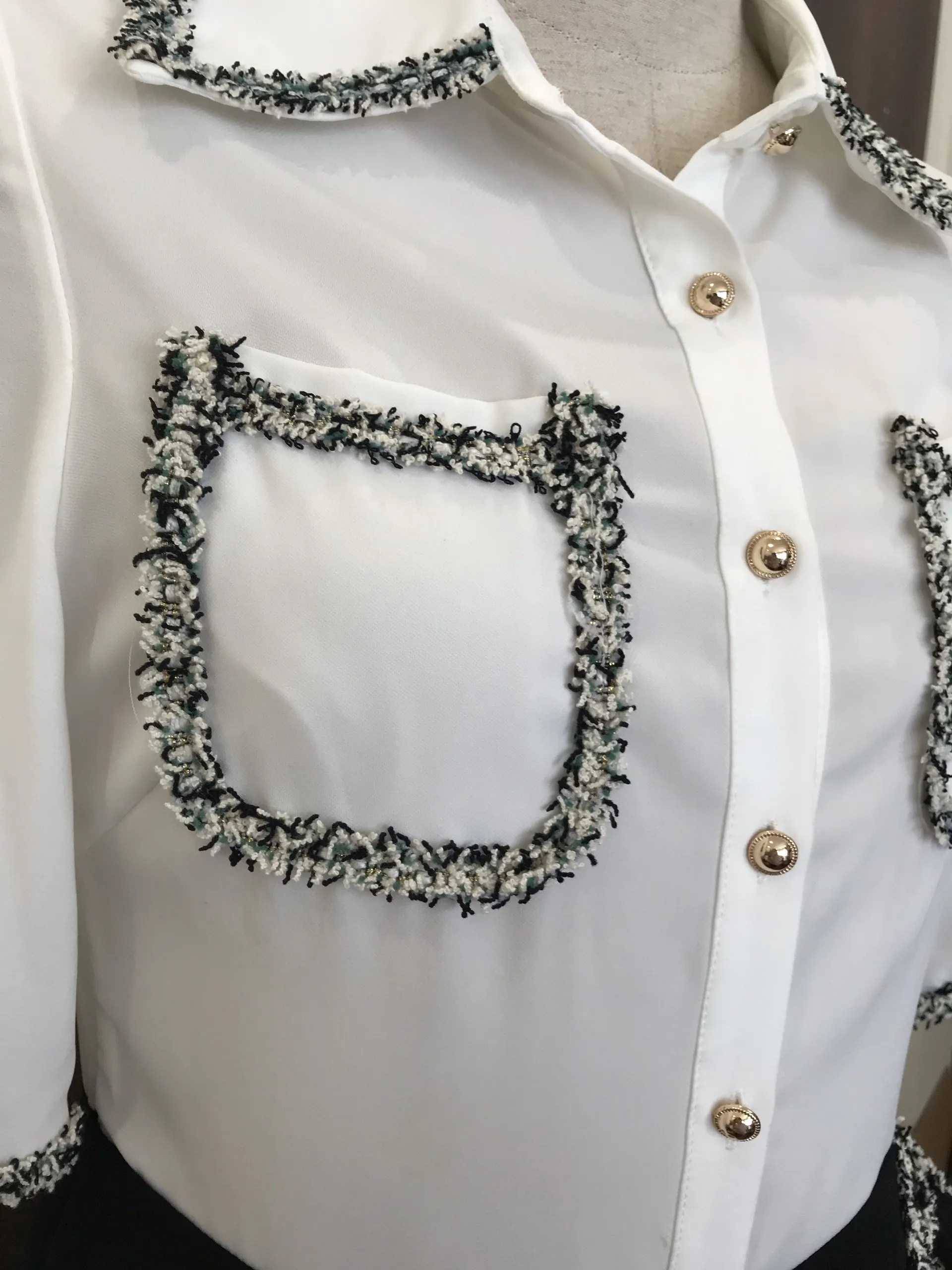 Wholesale price premium material long dress shirt women office ladies white and black waistline turndown collar  dresses women