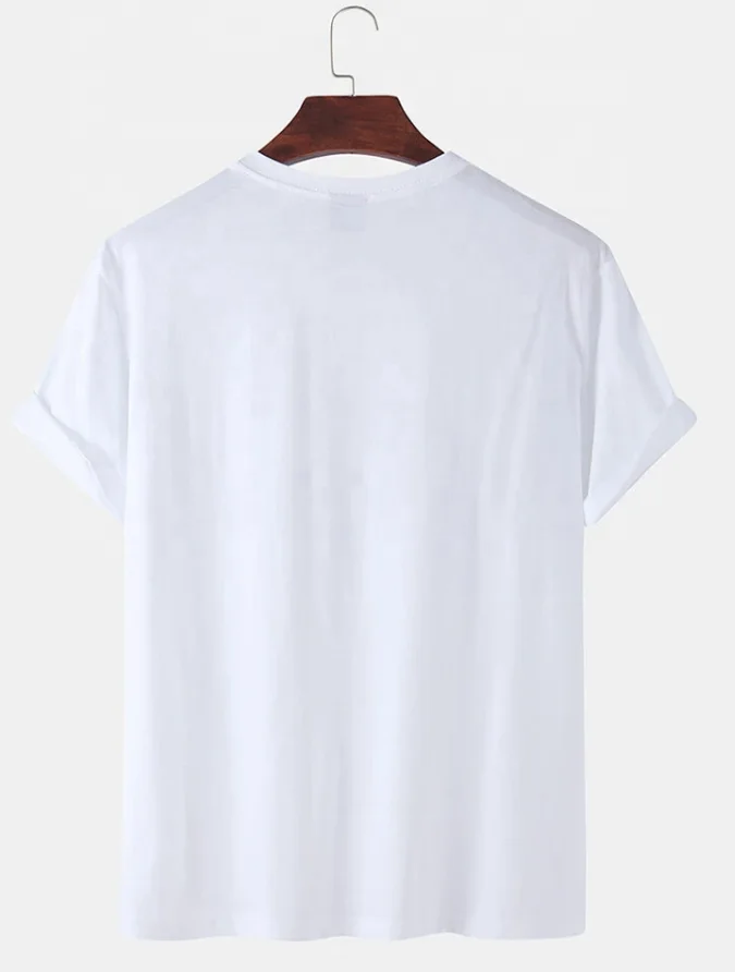 Wholesale Mens Premium Ringspun cotton t shirts Short Sleeve T-Shirt 4.2 oz Soft Combed Ring-Spun tees custom