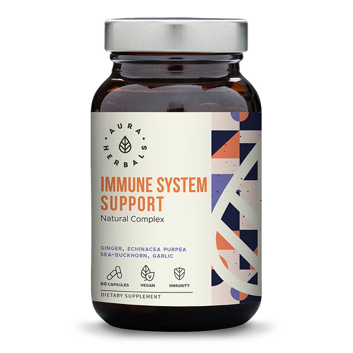 Immune system support capsules - dietary supplement - natural complex - clean label - hot product - OEM - Private label