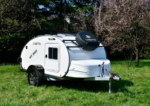 CARETTA OFFROAD TEARDROP TRAILER 4X4 ADVENTURE CAMPS FOR MOUNTAINS