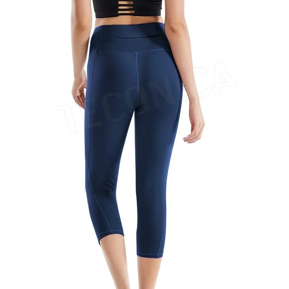 2024 New Fitness Yoga Wear Stretch Active Legging Seamless Fitness Capri Yoga Pants in Low Price